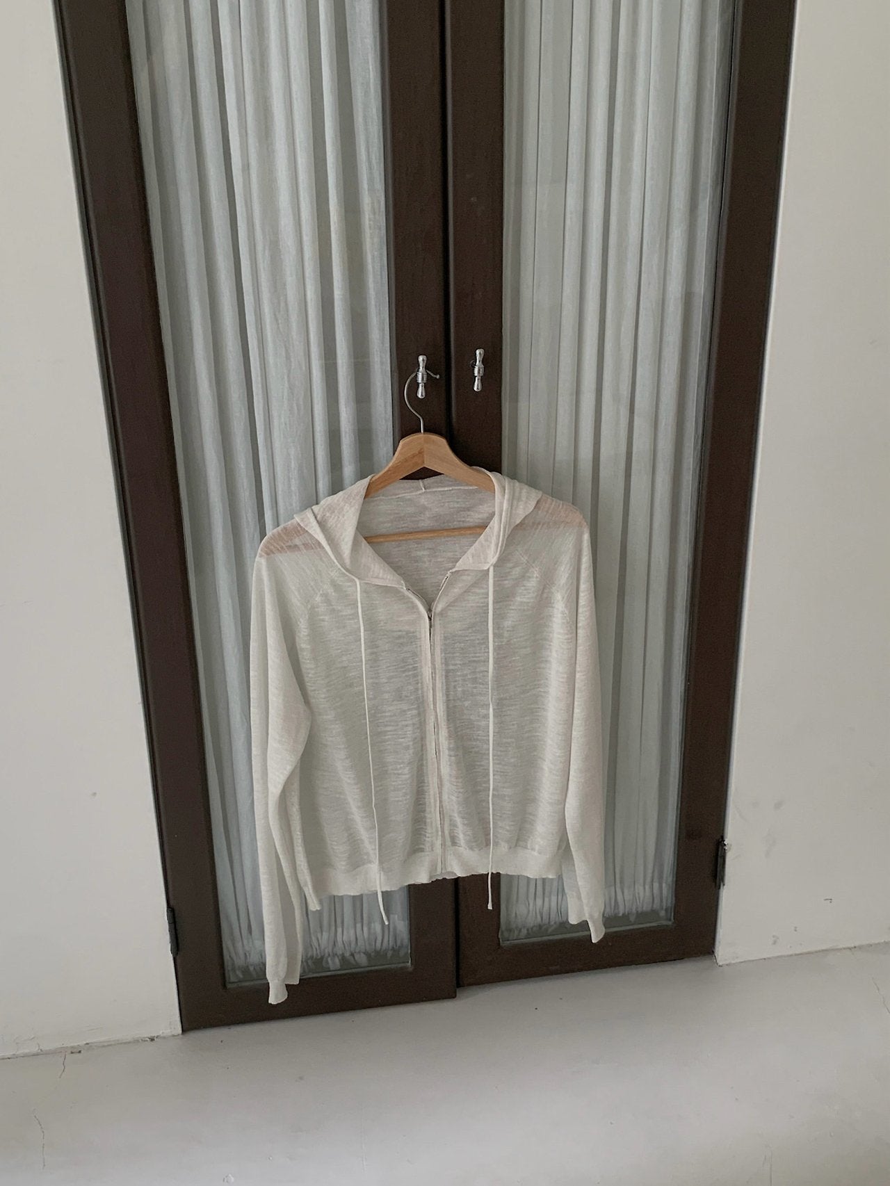 Linen Hooded Knit