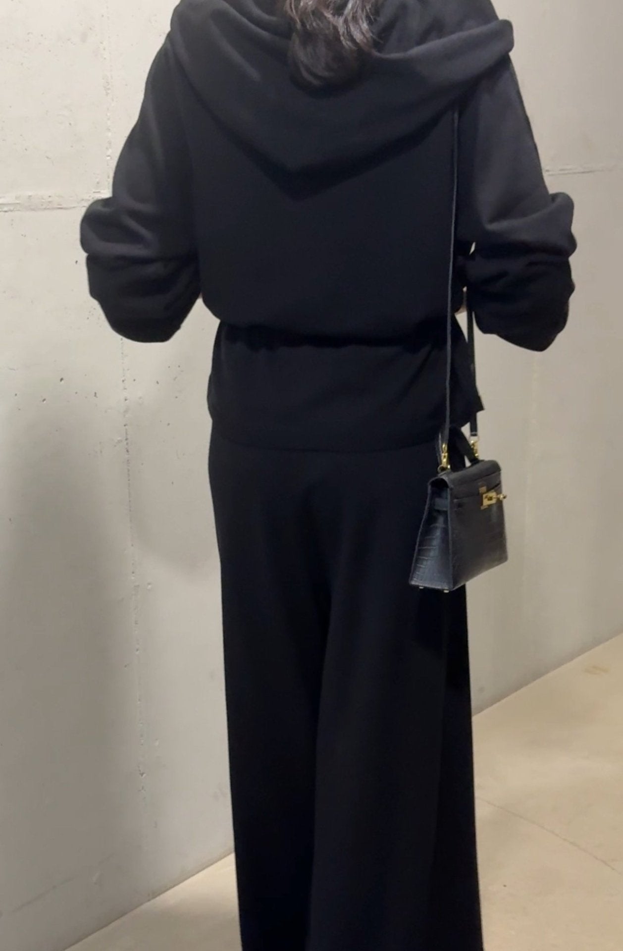 Premium Wool-Cotton Artisan Set-up - Black