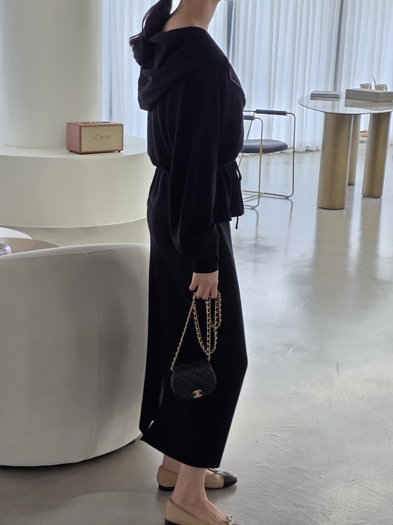 Premium Wool-Cotton Artisan Set-up - Black