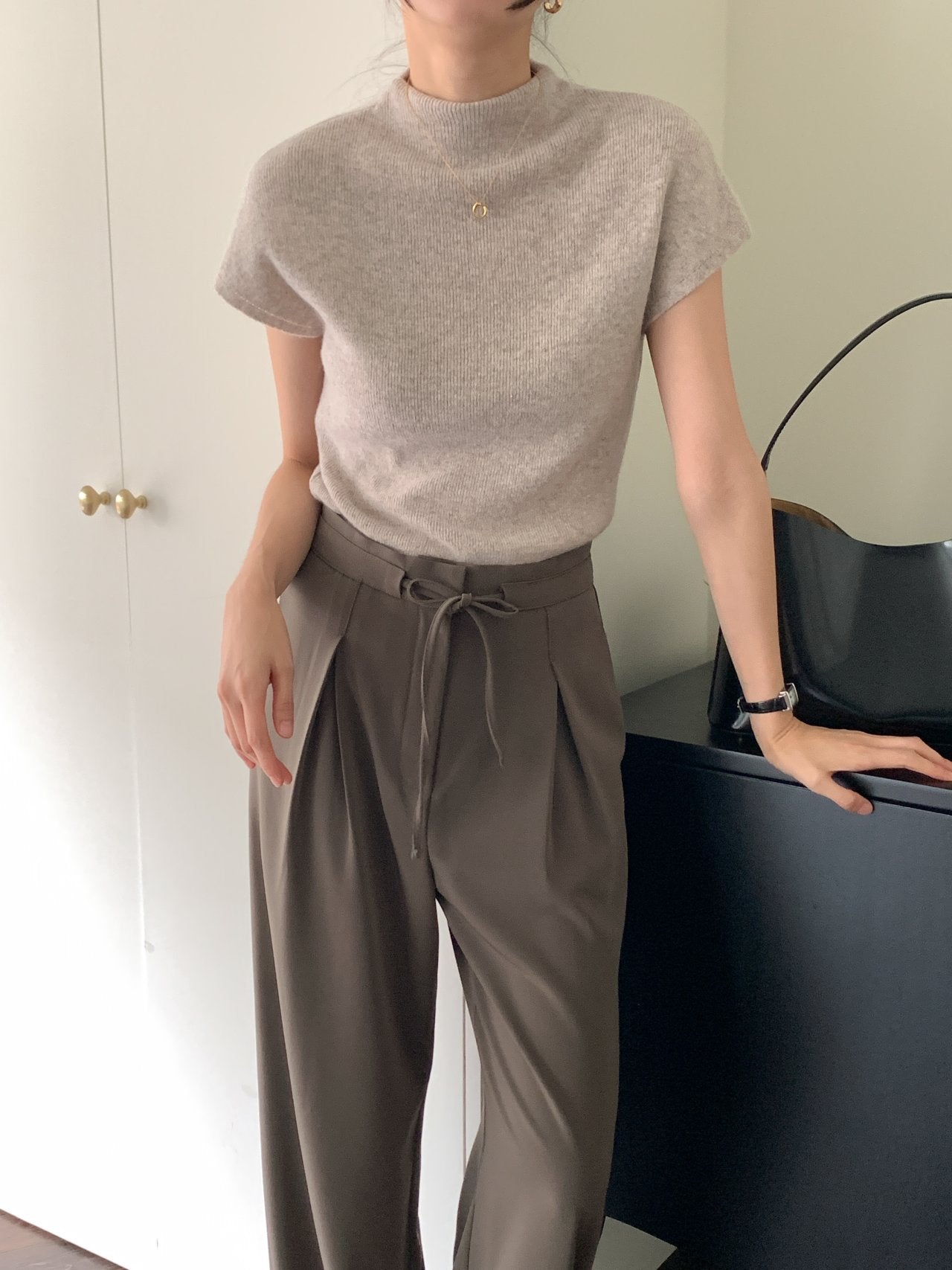 Cashmere Half-Neck Knit