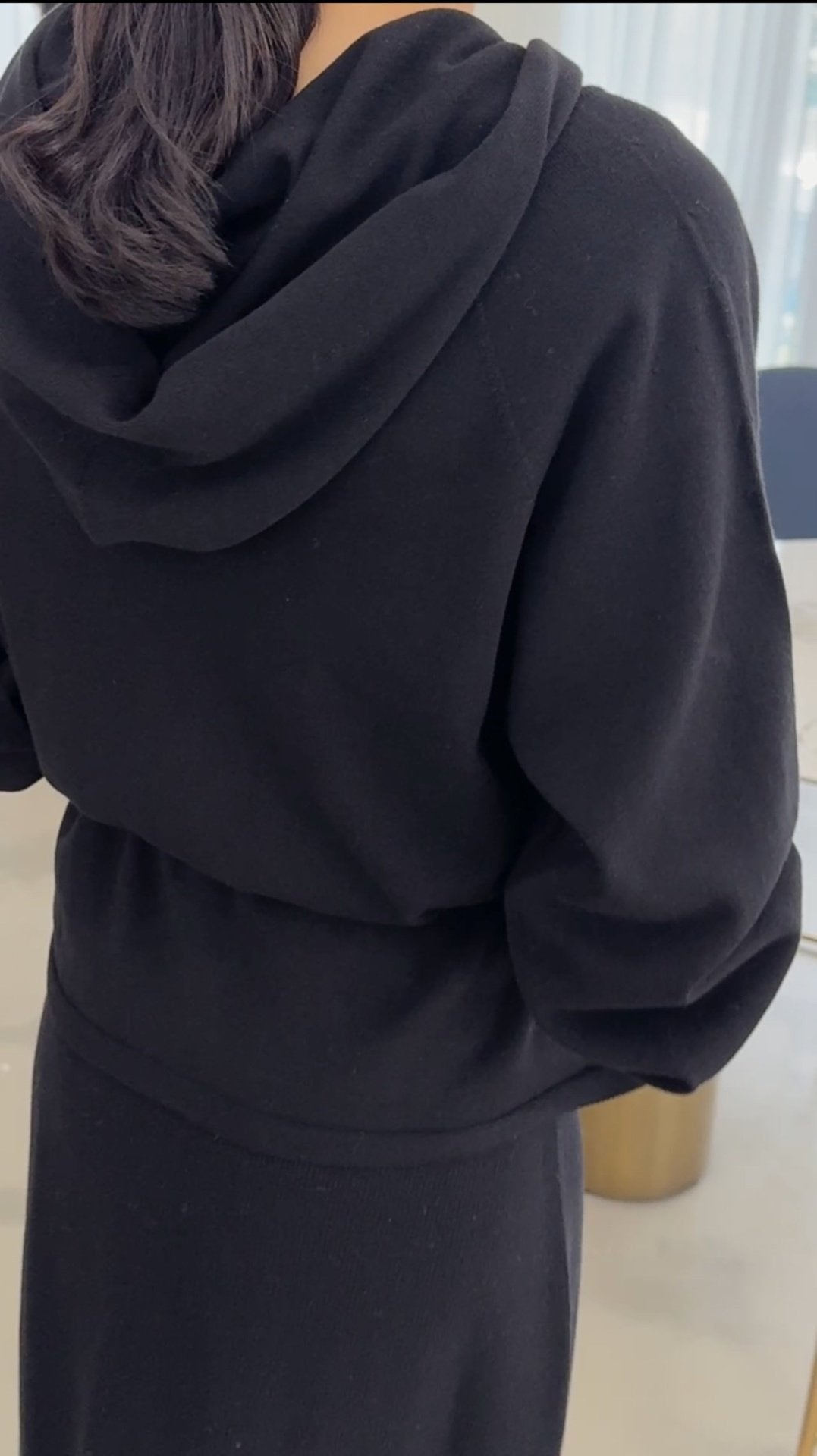 Premium Wool-Cotton Artisan Set-up - Black