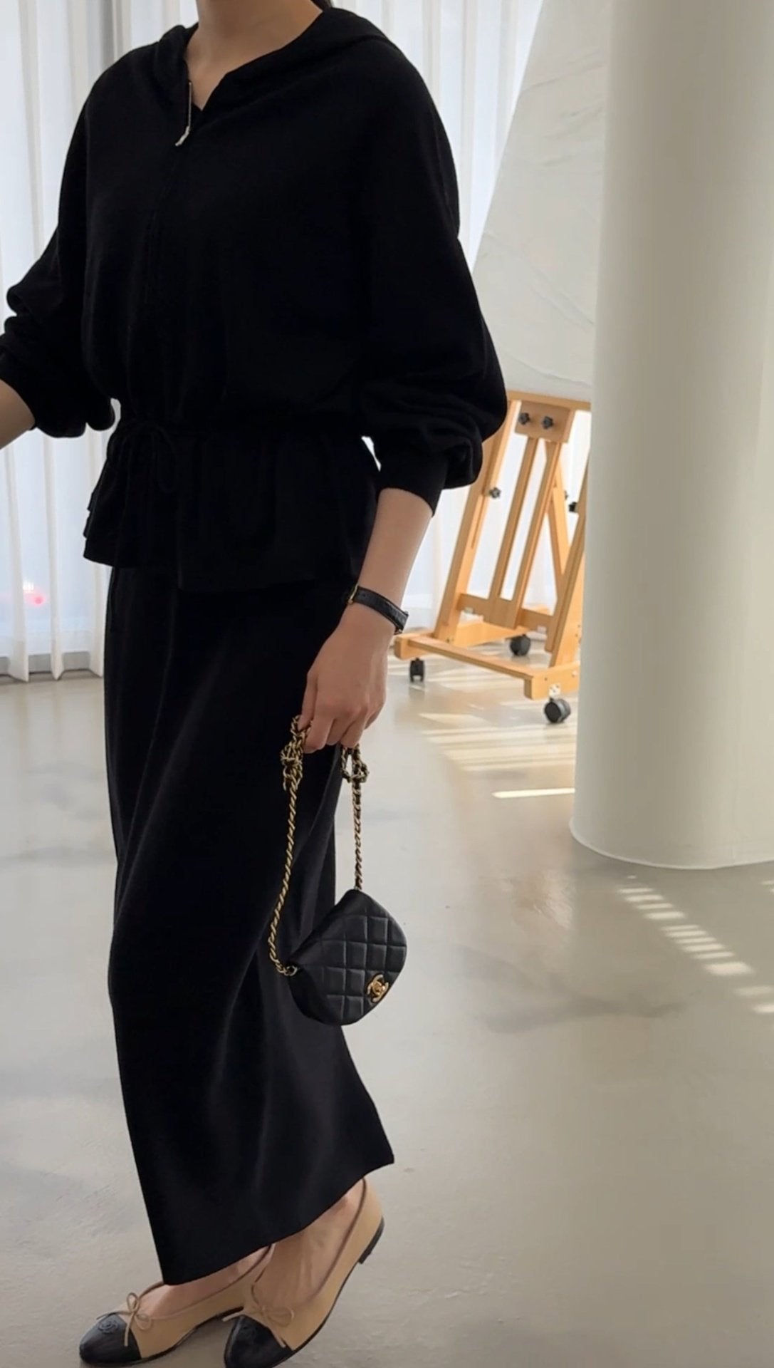 Premium Wool-Cotton Artisan Set-up - Black