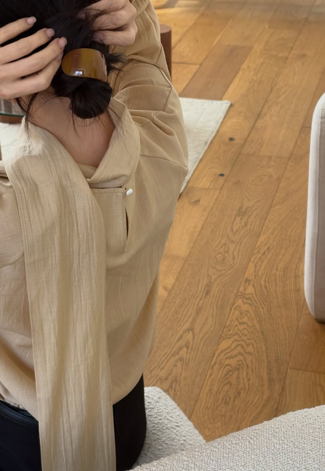 Scarf Tie Ribbon Blouse