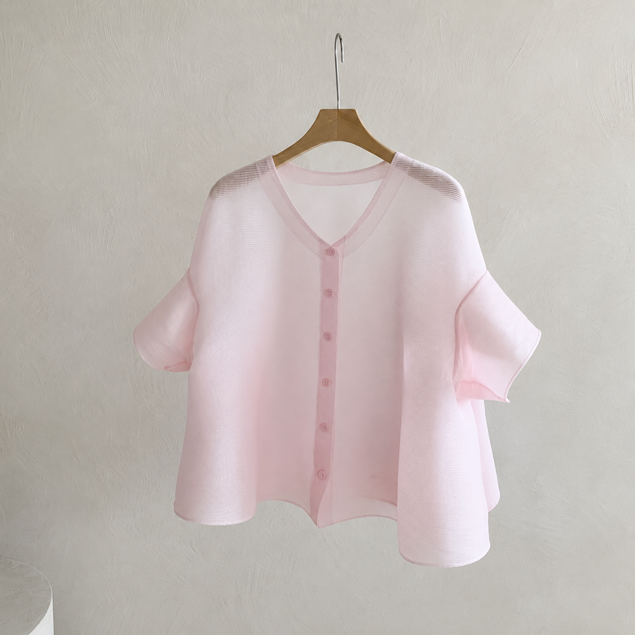 Air-Hole Flare Cardigan