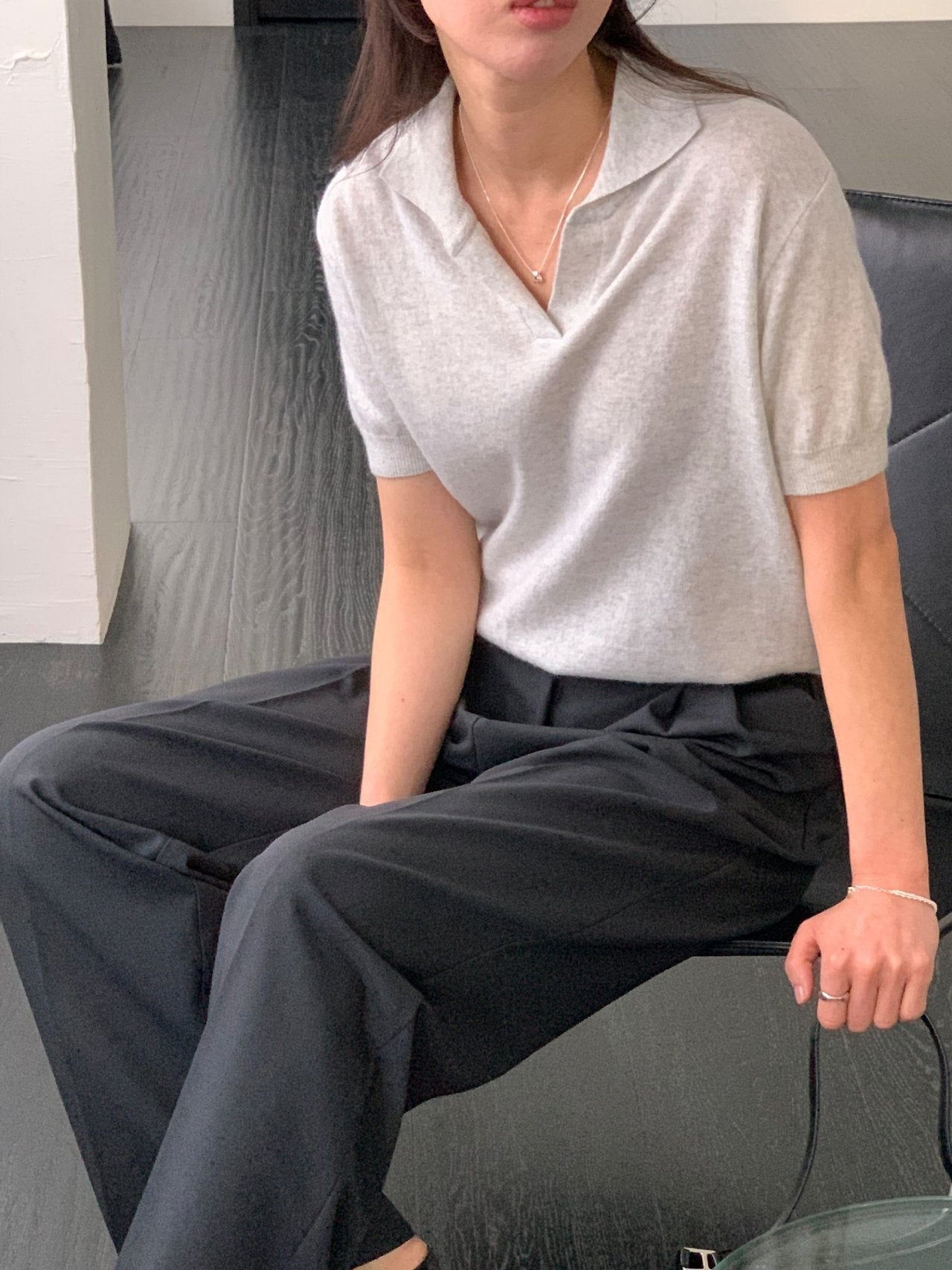 Sweet Palette Cashmere Collar Knit