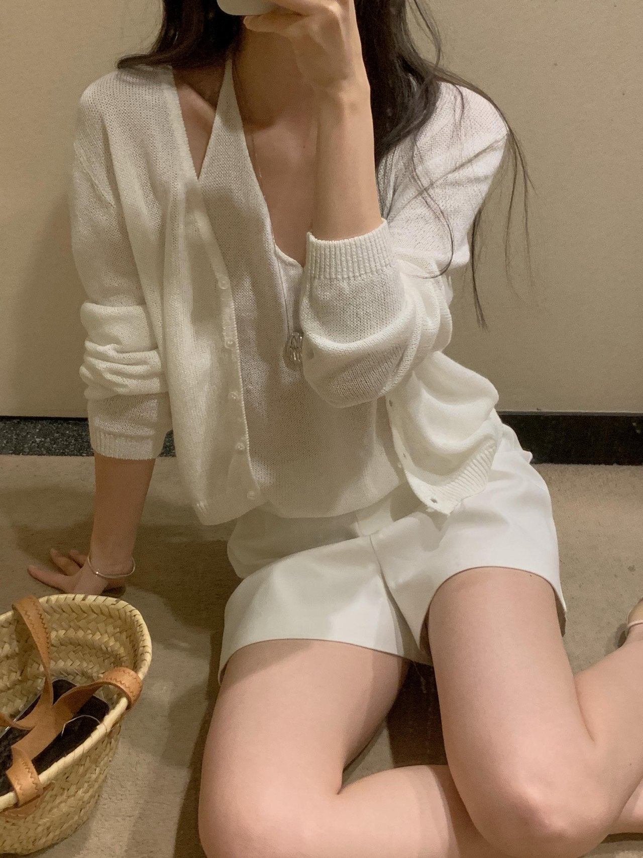 Halter Knit Cardigan