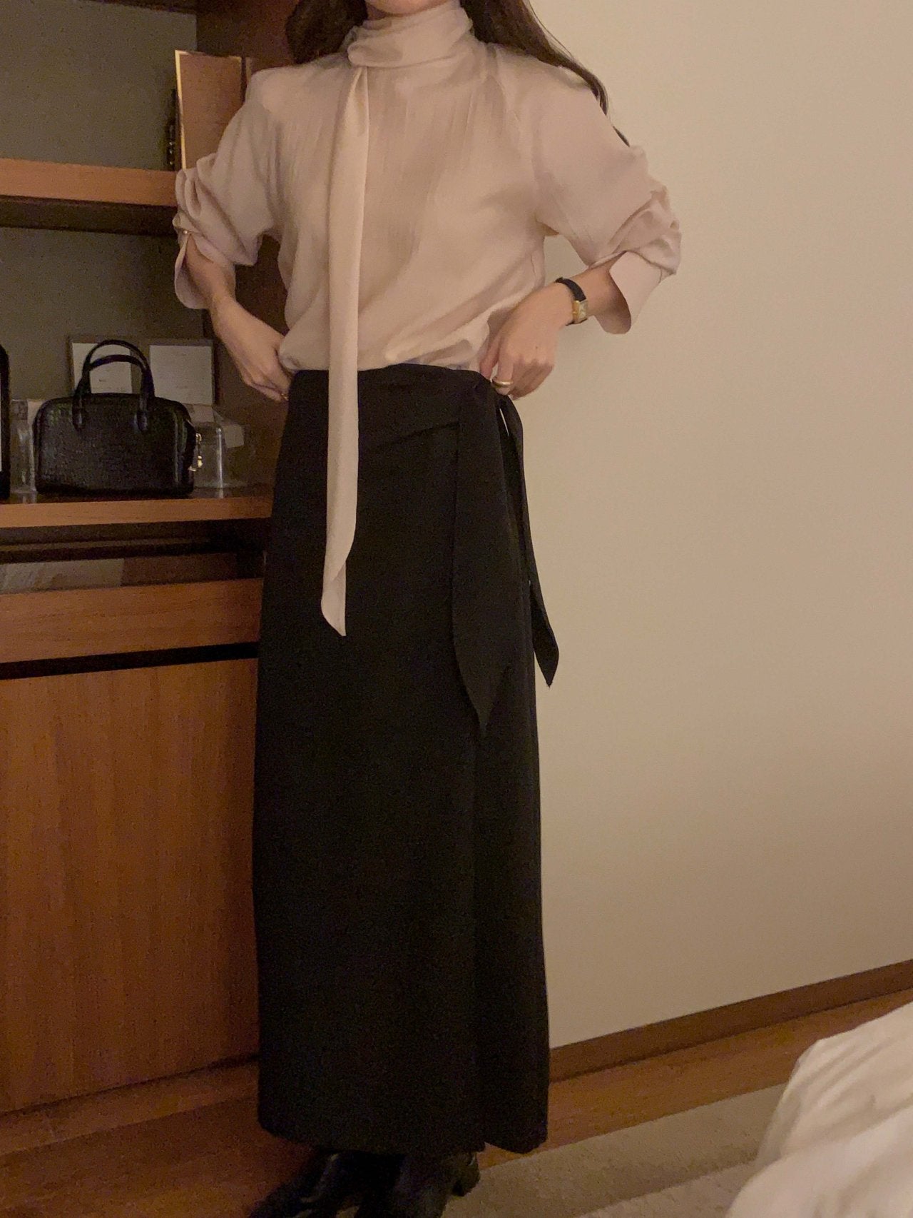 [Best Seller] Essential Wrap Long Skirt * Local Delivery: 1–2 Business Days *