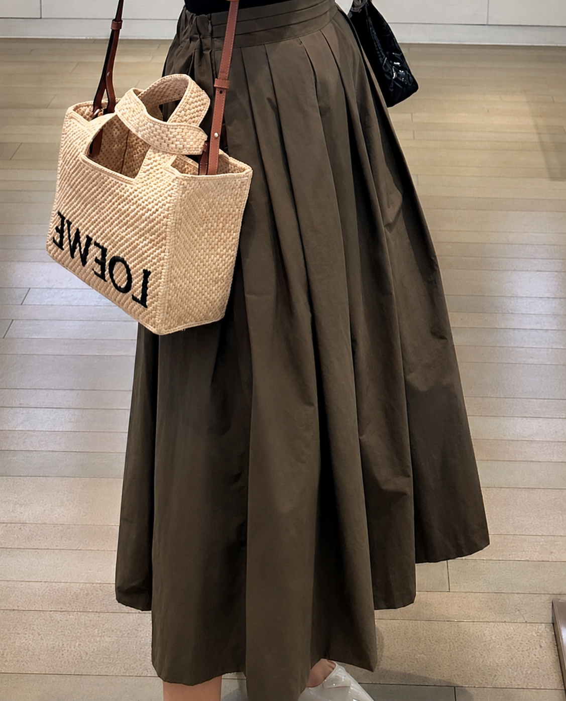 Maxi Pleated Long Skirt