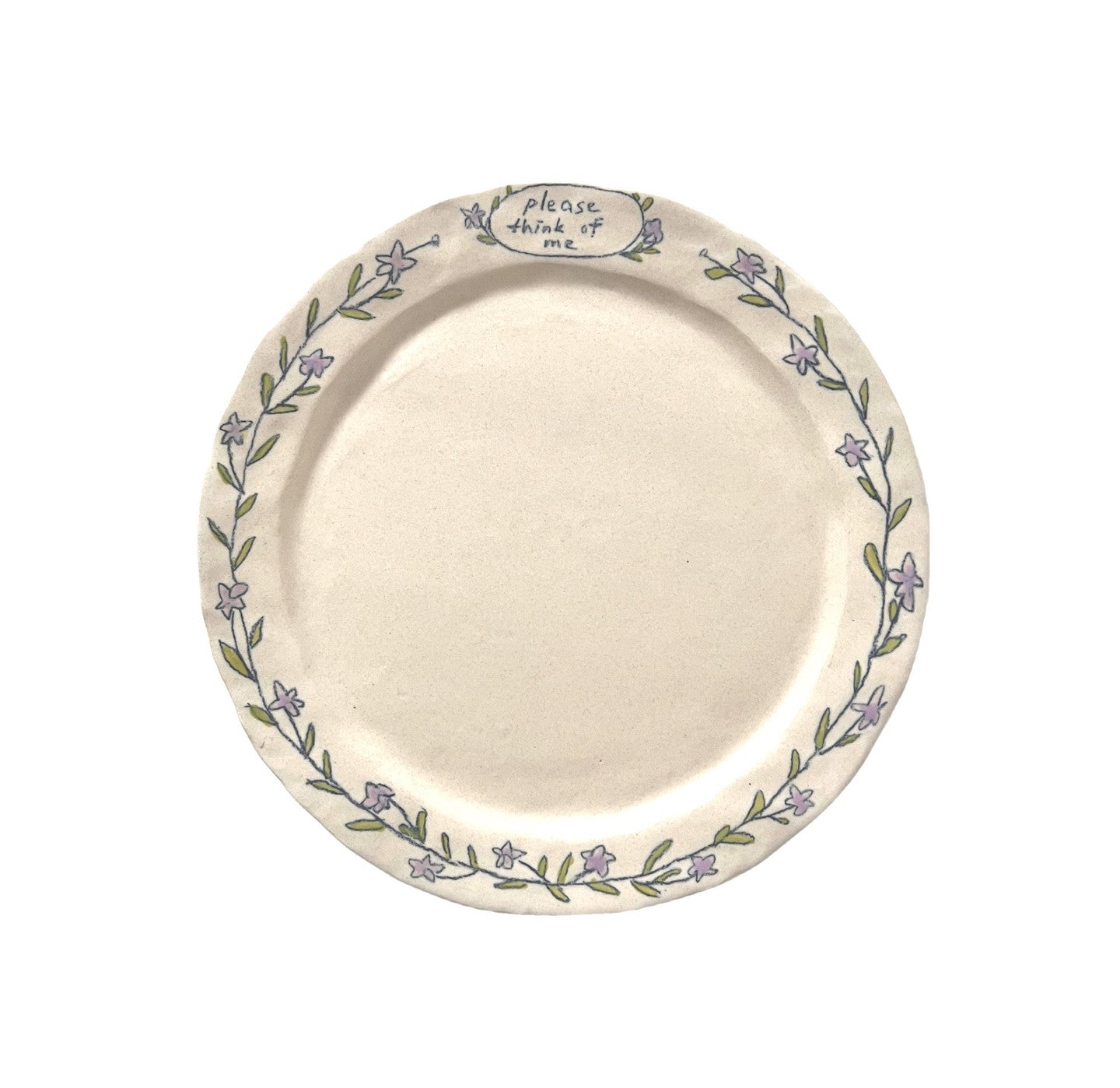 [Handmade Korean Ceramics] Think of me Salad Plate