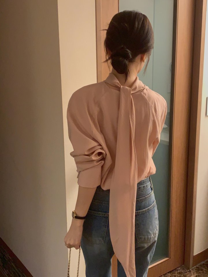 [Best Seller] Premium Raglan Tie Blouse