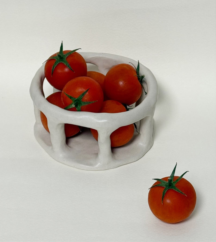 [Handmade Korean Ceramics] Tomato Basket