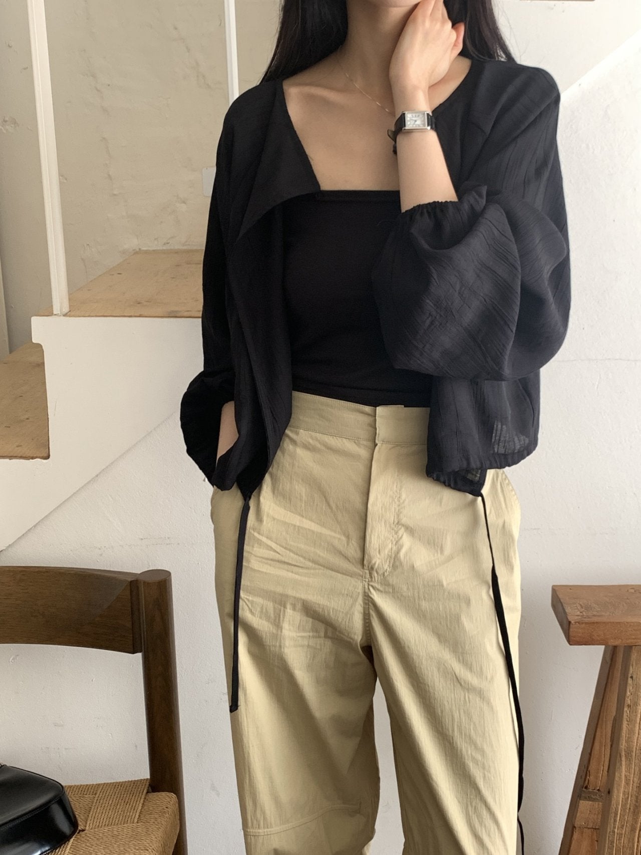 Two Way Back Slit Blouse