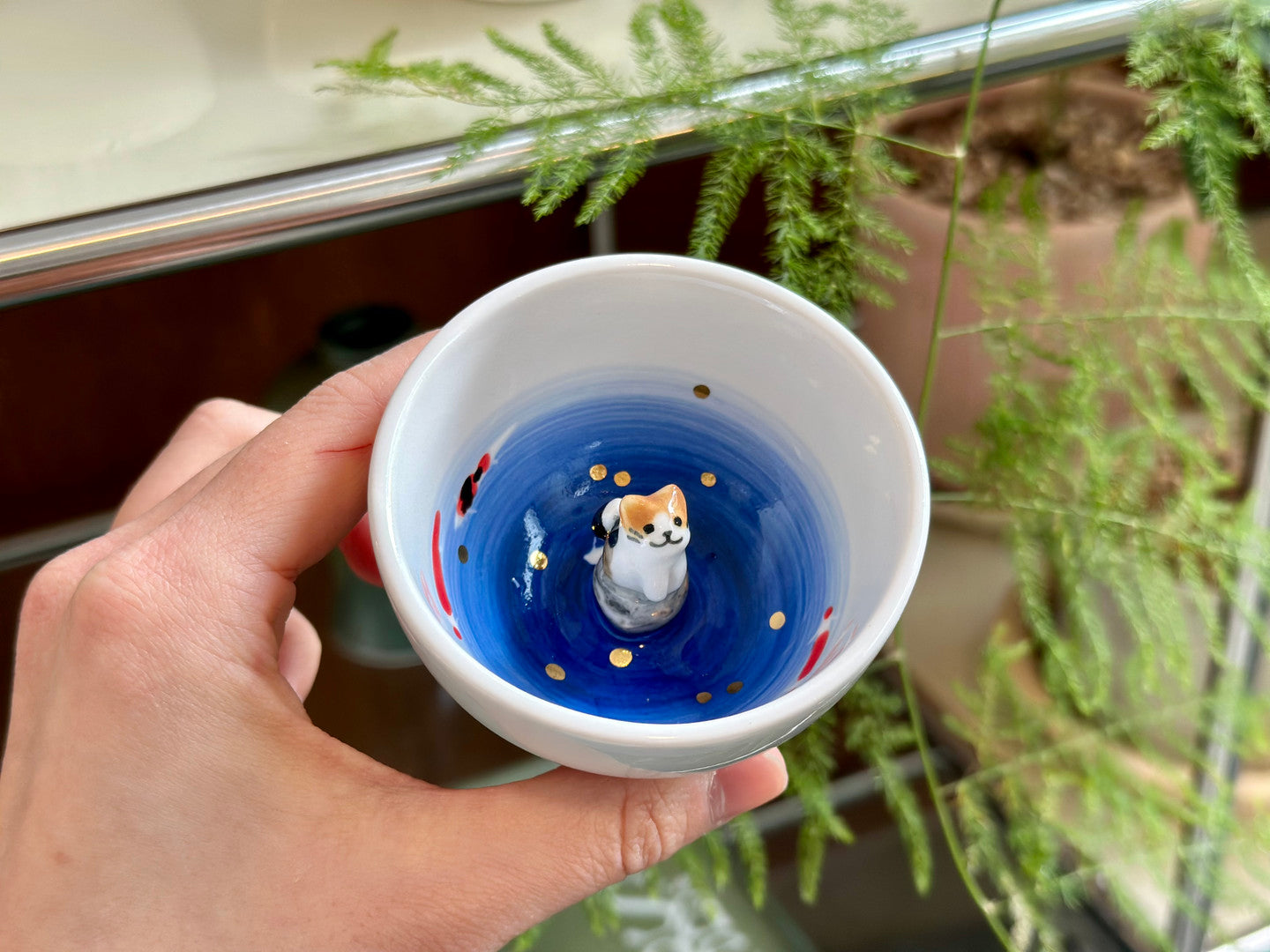 [Handmade Korean Ceramics] A Tiny Cat in Your Hands