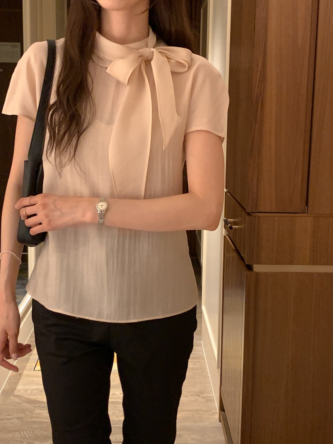 Multi-Tie Tencel Blouse