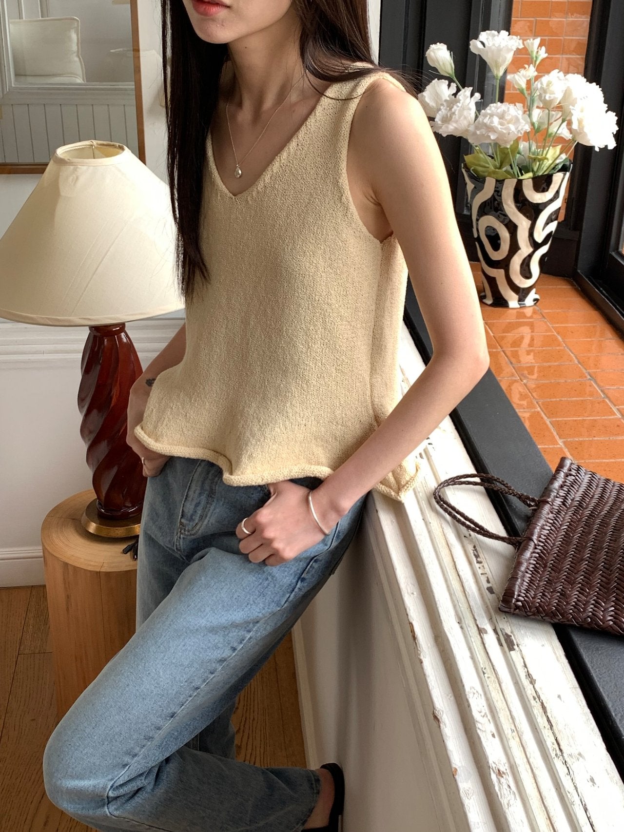 Rolling Flare Semi Knit