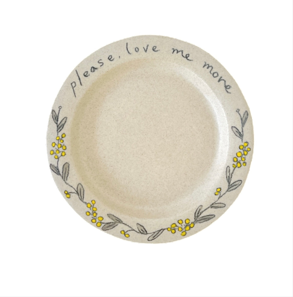 [Handmade Korean Ceramics] Love Me More Small Plate