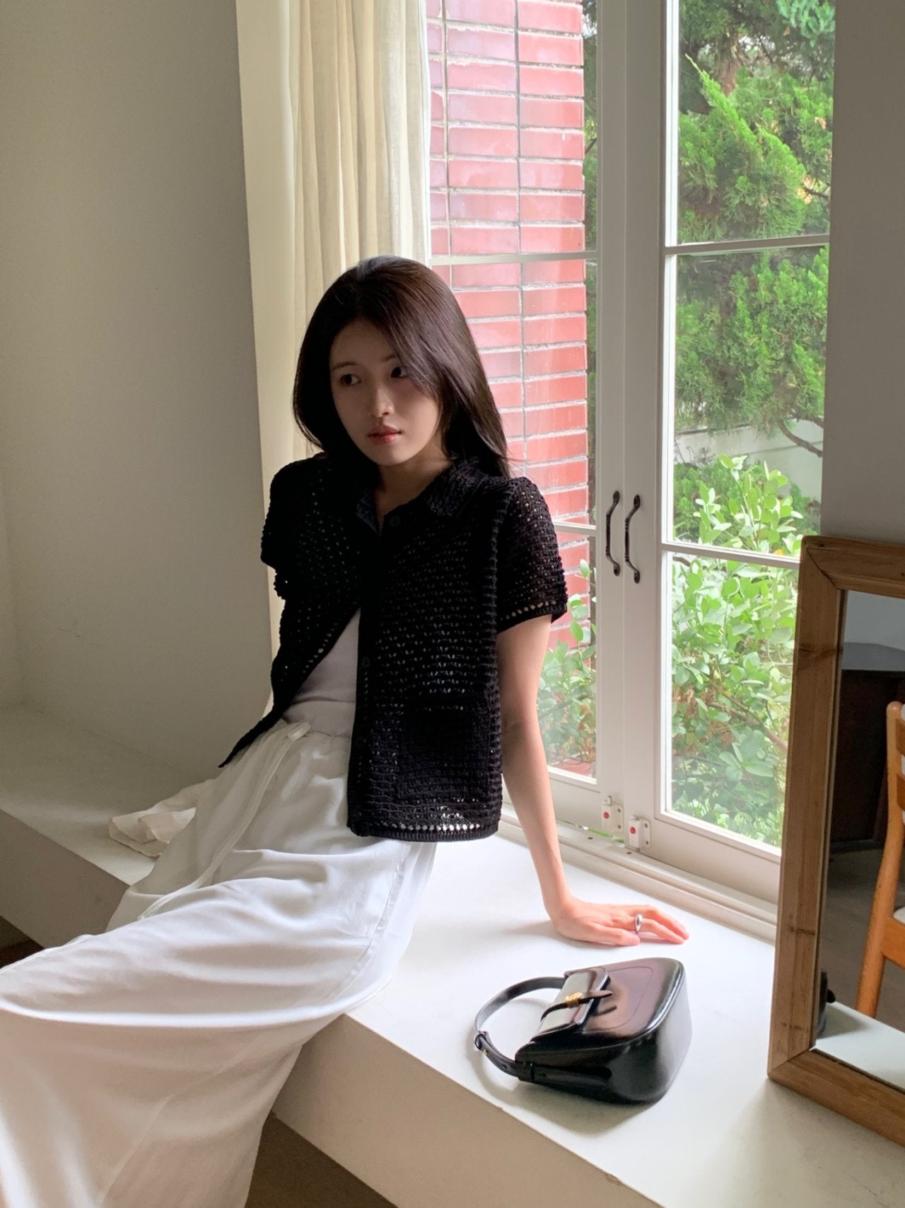 Lovely Knit Collar Cardigan