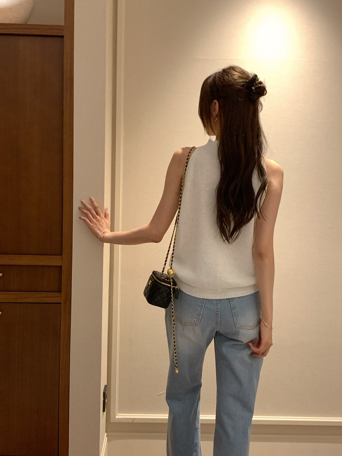 Paper Blend Halter Knit