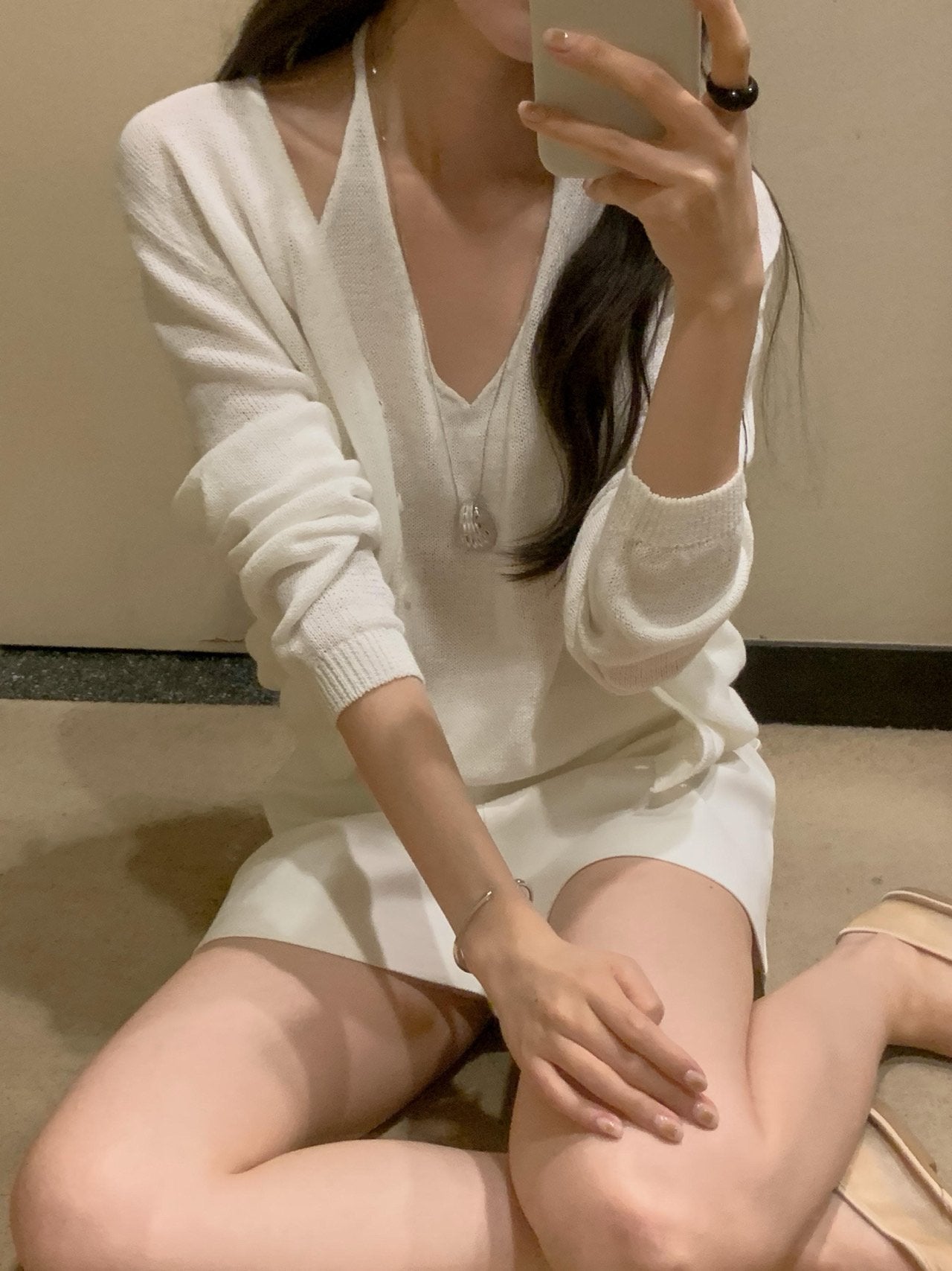 Halter Knit Cardigan