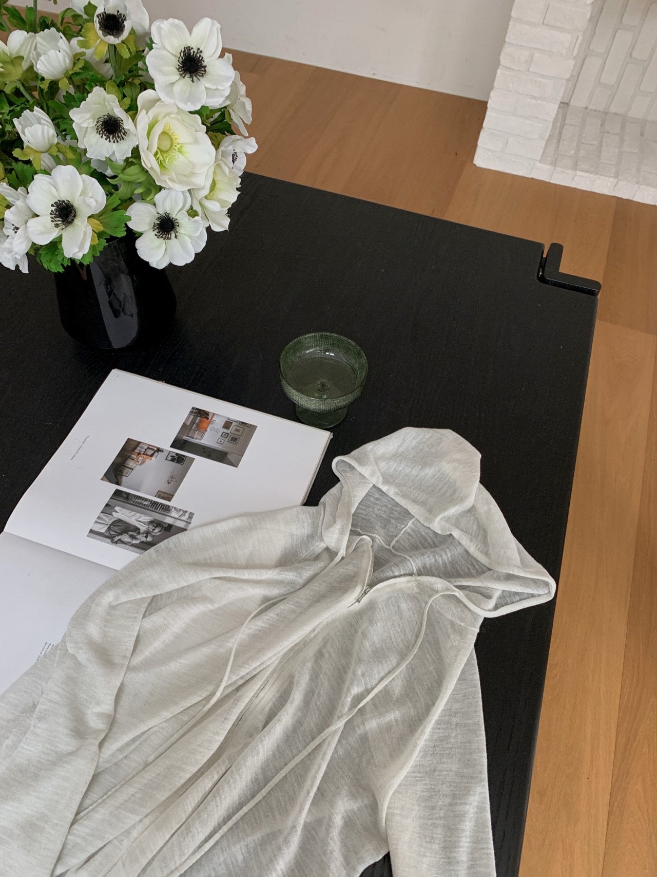 Linen Hooded Knit