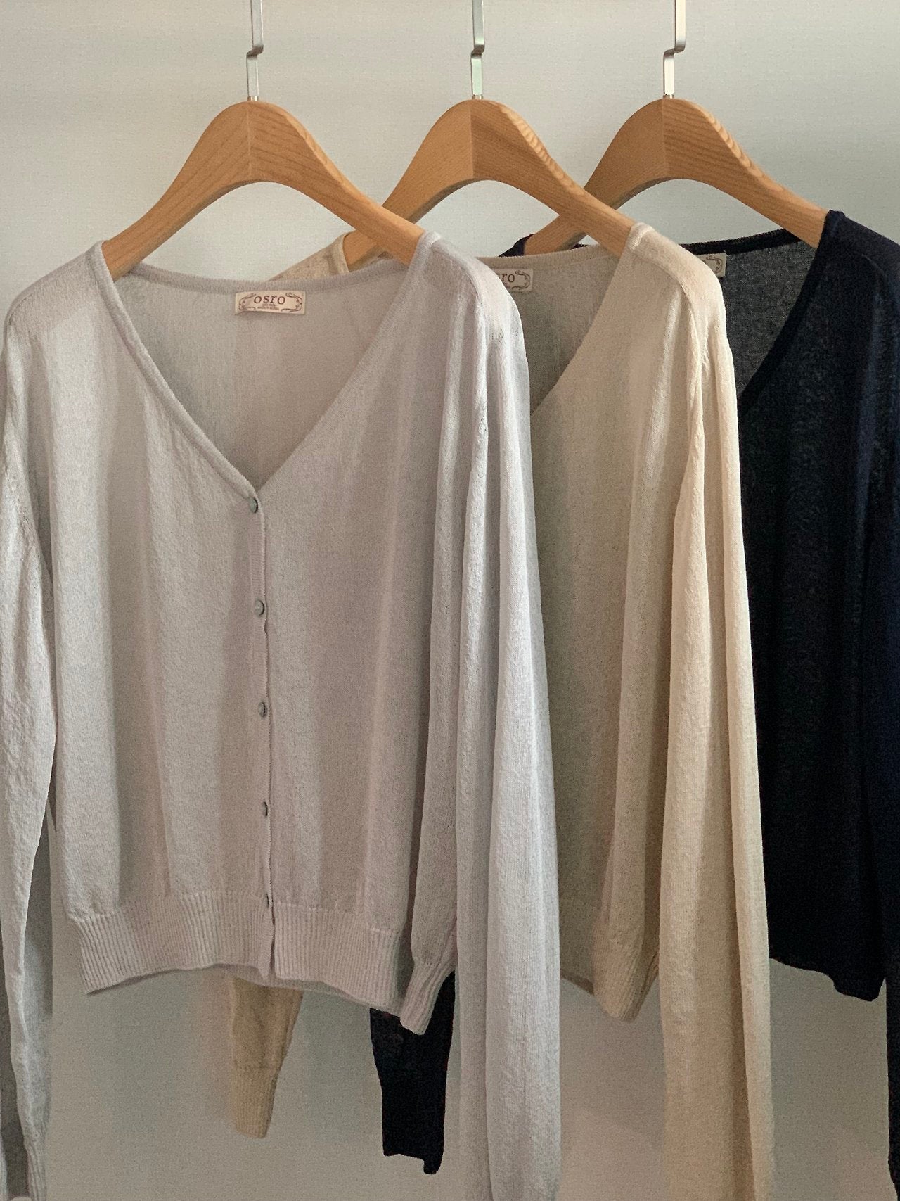 Raglan Linen-Blend Cardigan