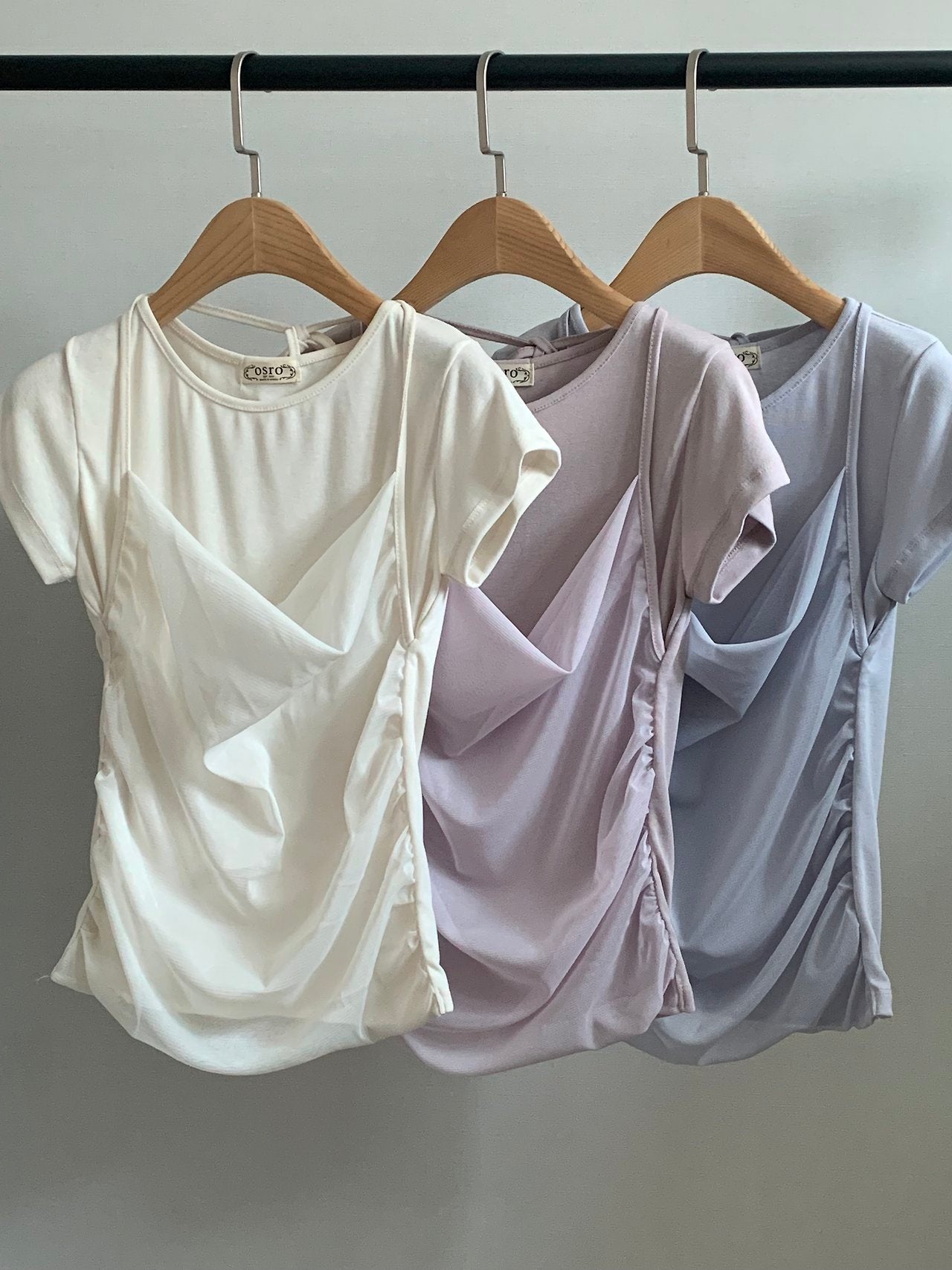 Two-Way Shirred Draping Top