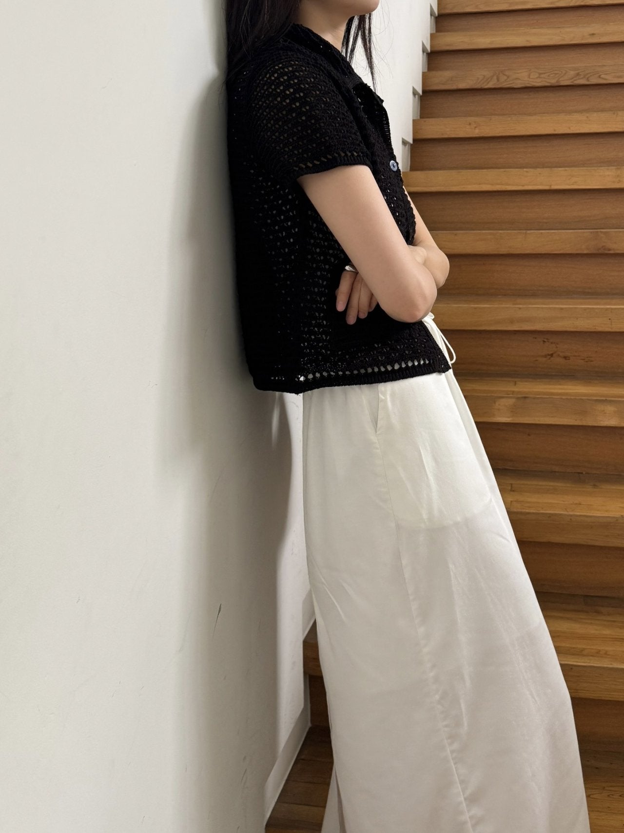 Lovely Knit Collar Cardigan