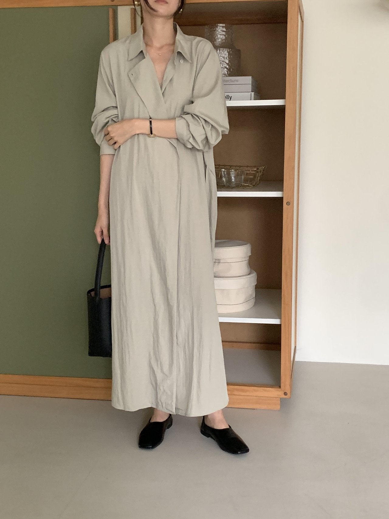 Trench-Style Shirt Dress