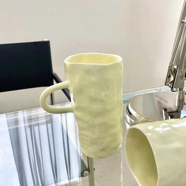 [Handmade Korean Ceramics] Wave Mug Lemon
