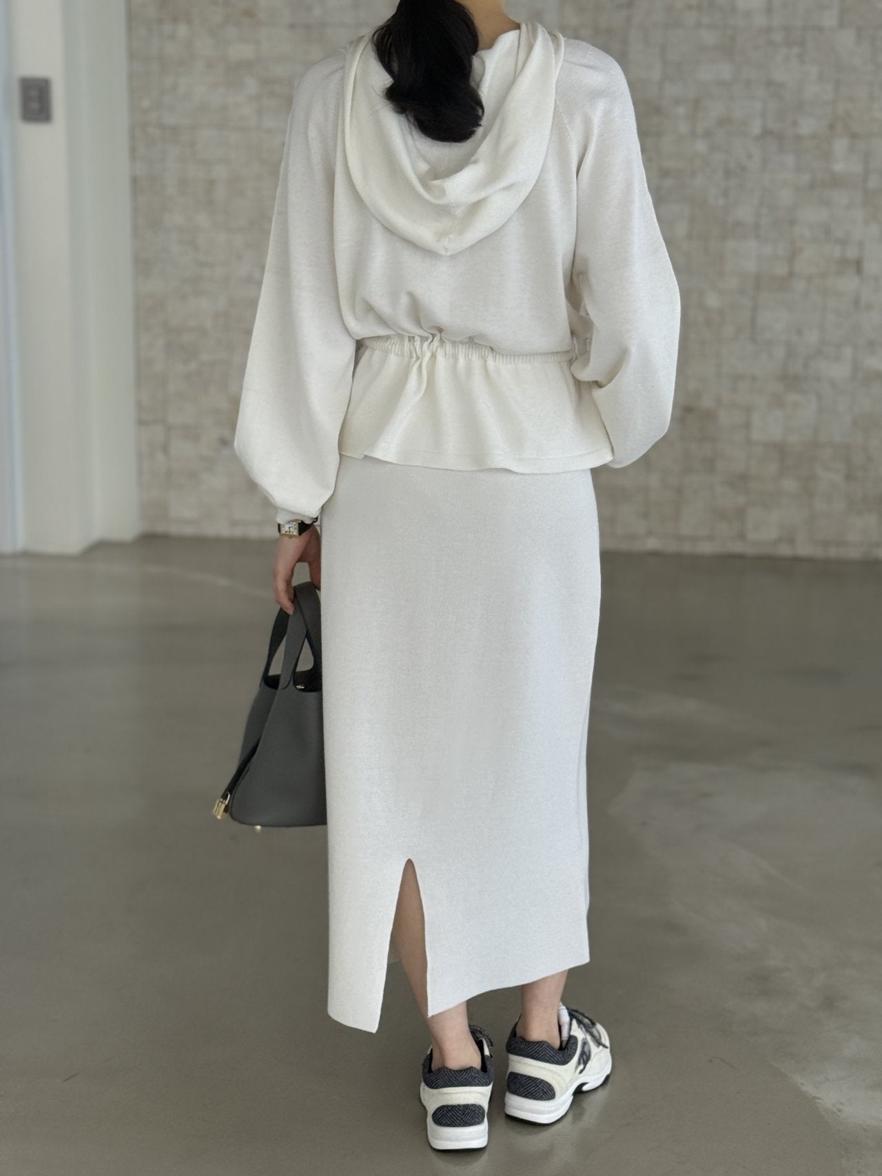 Premium Wool-Cotton Artisan Set-up - Ivory