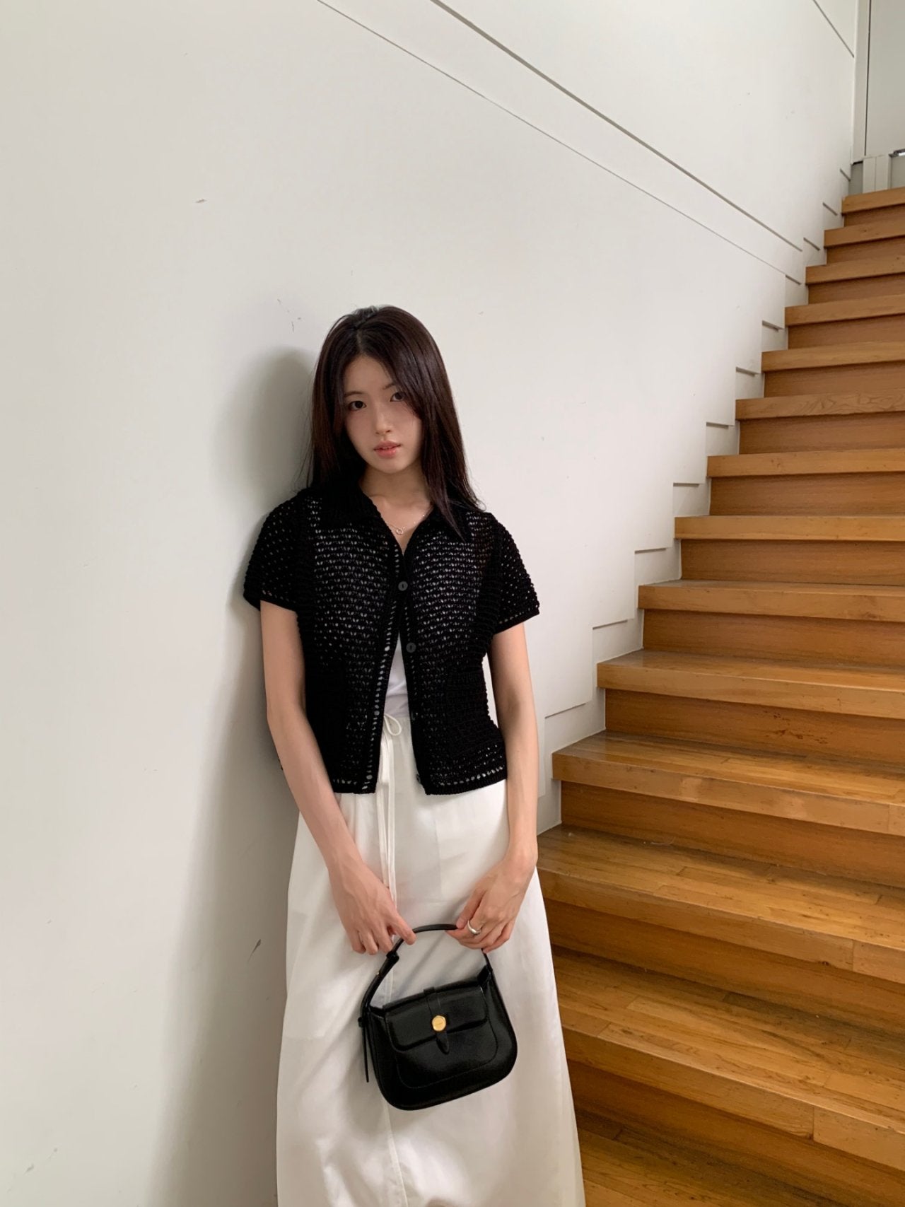 Lovely Knit Collar Cardigan