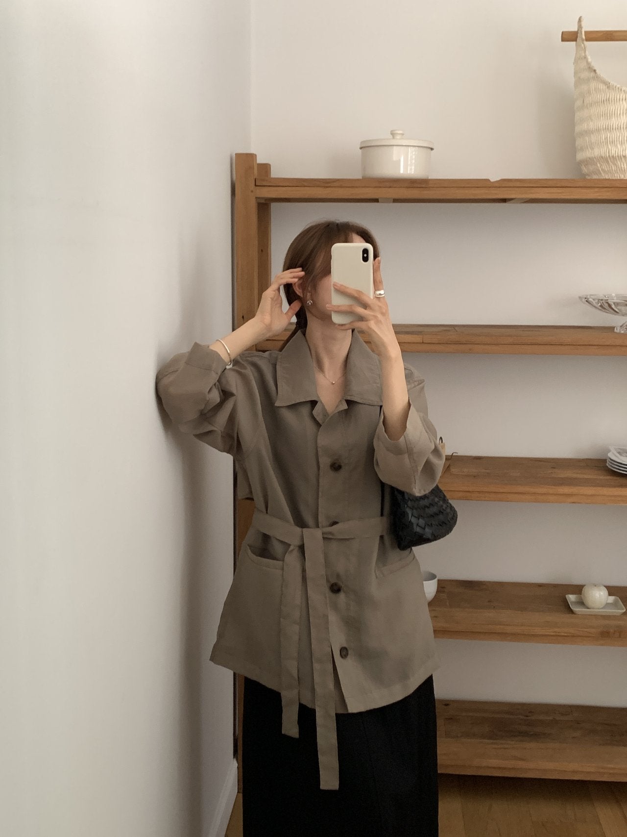 Linen-Blended Field Jacket