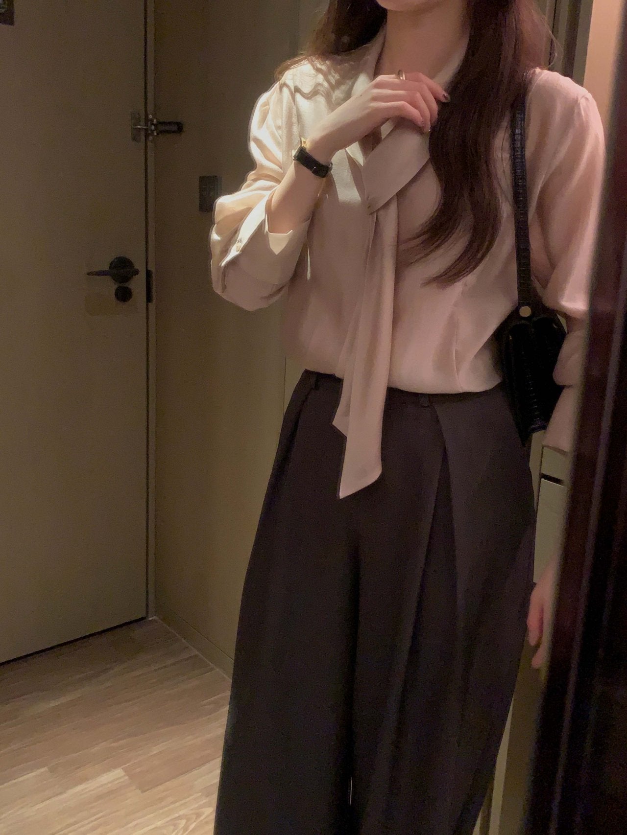 Scarf Detail Blouse