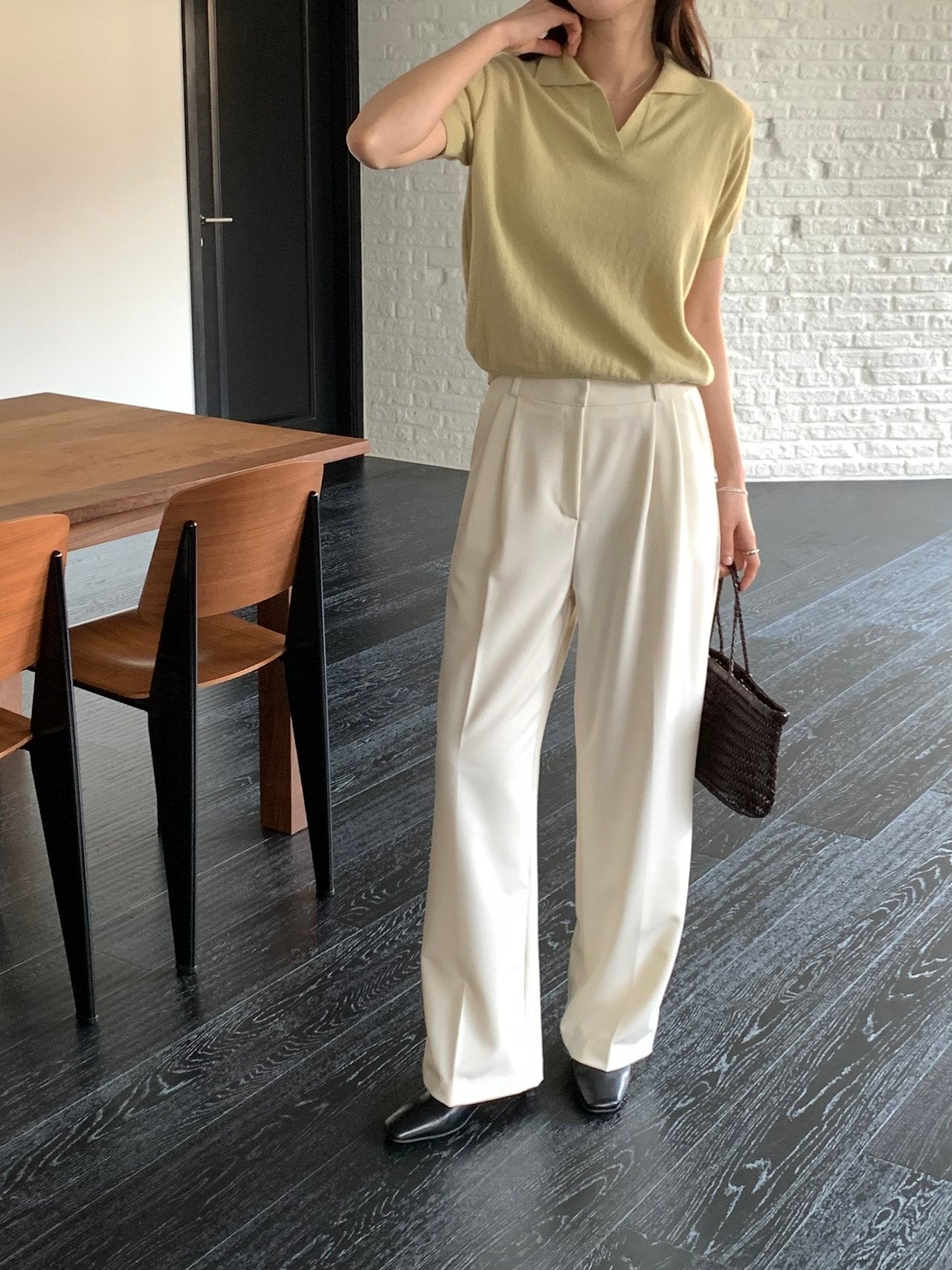 Sweet Palette Cashmere Collar Knit