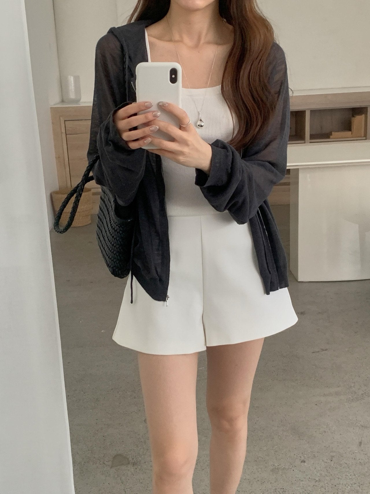 Linen Hooded Knit