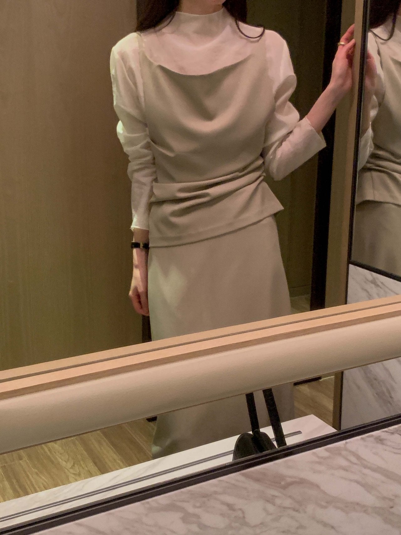 Convertible Drape Bustier