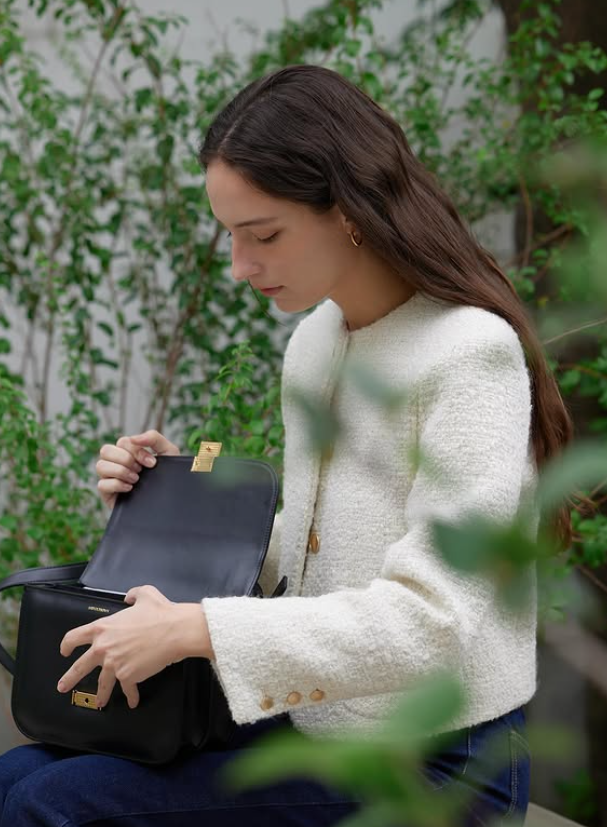 Korean-Made Premium Bag Crafted from Kip Leather