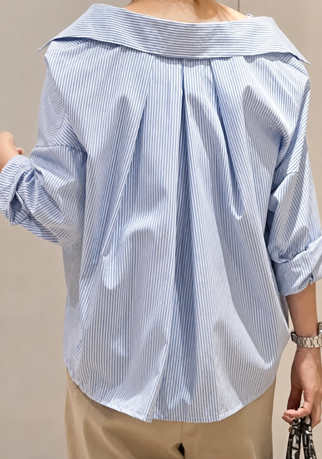 Back-Pleated Timeless Shirt