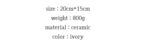 [Handmade Korean Ceramics] Fruits Basket