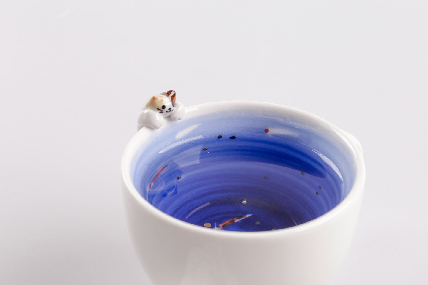 [Handmade Korean Ceramics] A Tiny Cat in Your Mug