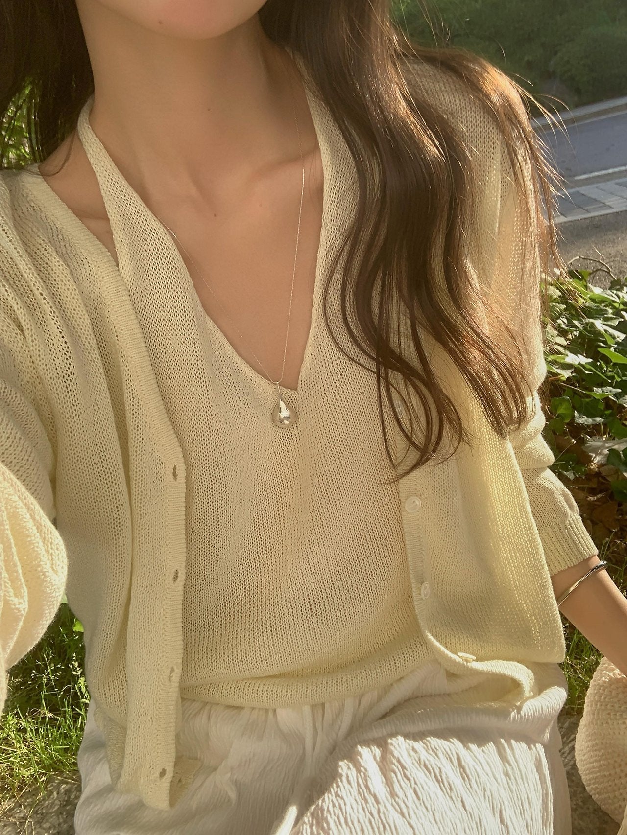 Halter Knit Cardigan