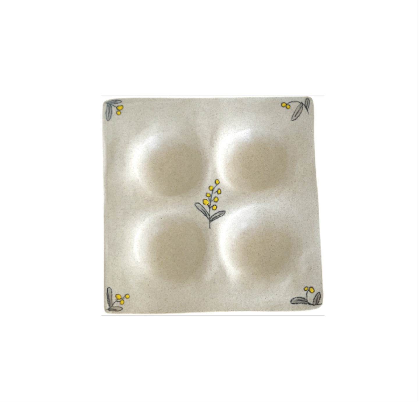 [Handmade Korean Ceramics] Love Me More Egg Tray