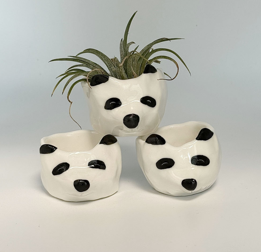 [Handmade Korean Ceramics] Smile Panda Soju Cup
