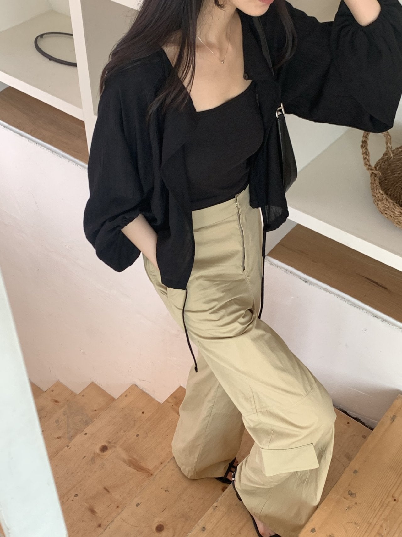 Two Way Back Slit Blouse
