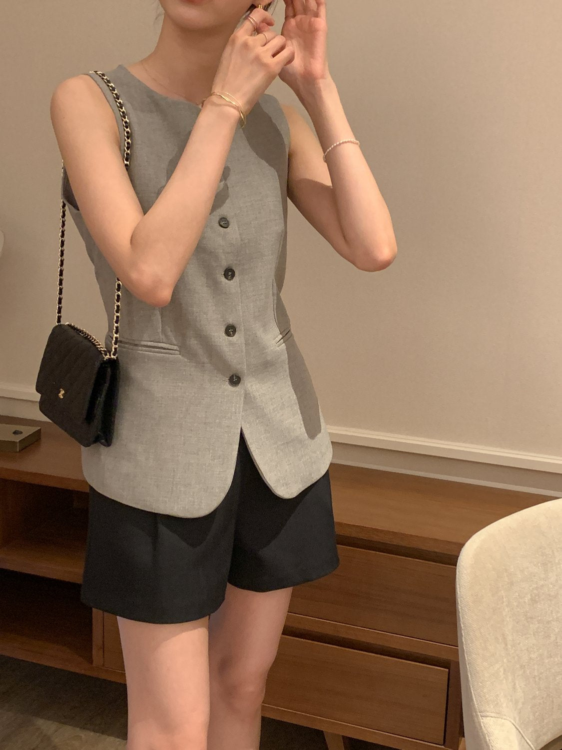 Signature Tweed Vest