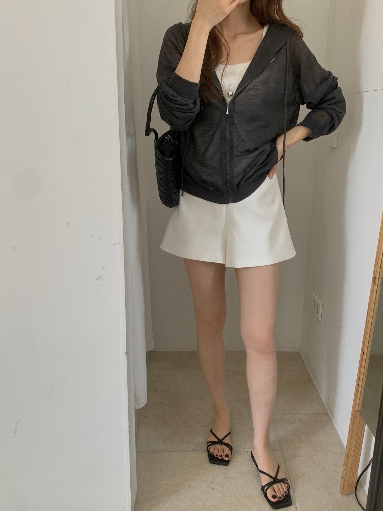 Linen Hooded Knit