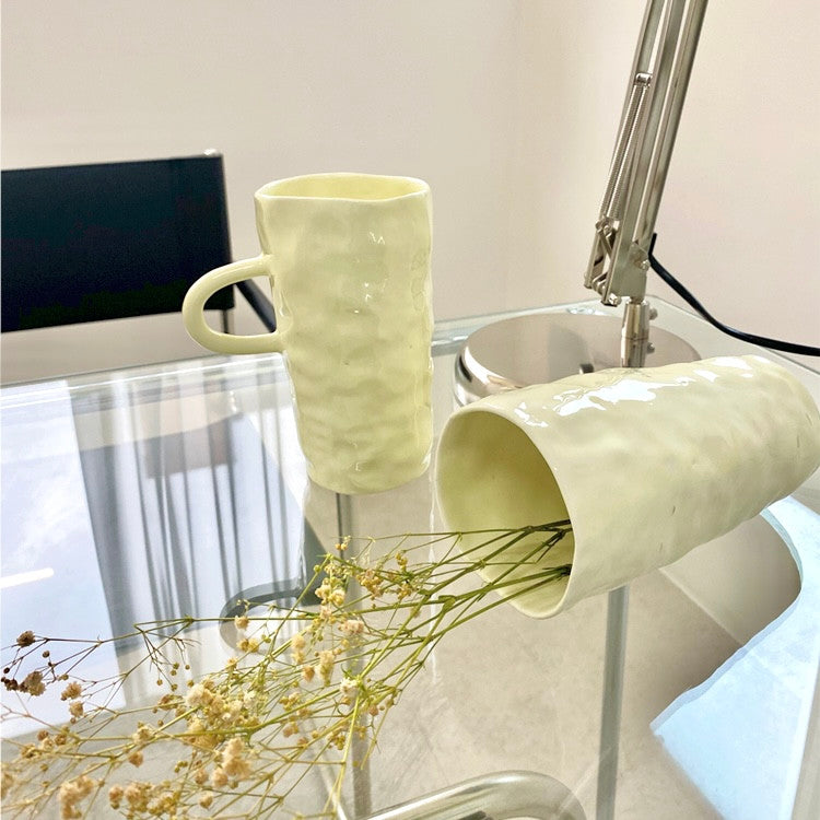 [Handmade Korean Ceramics] Wave Mug Lemon