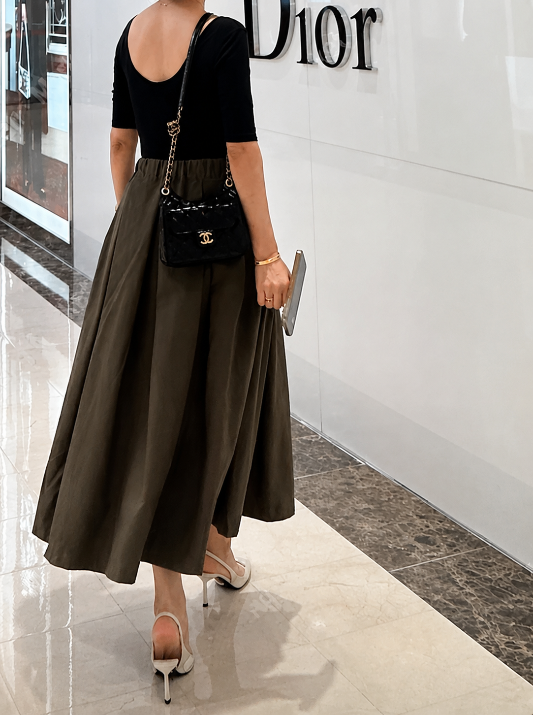 Maxi Pleated Long Skirt