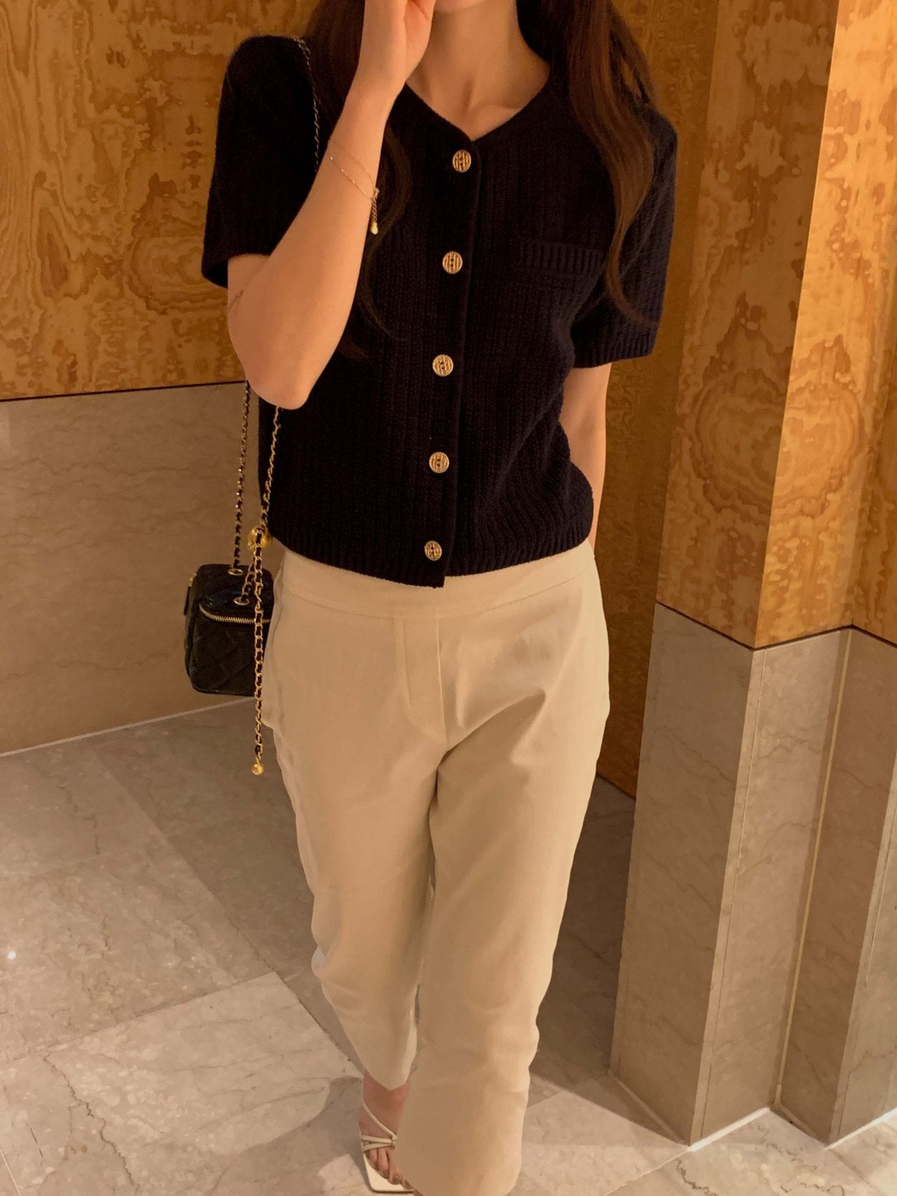 Weave Tweed Cardigan