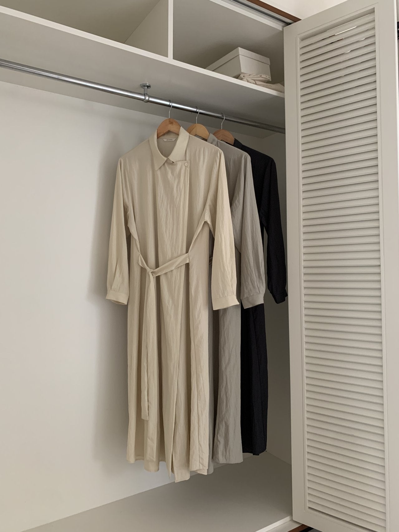 Trench-Style Shirt Dress